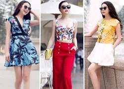 Street style ngày càng phong cách của Trà Ngọc Hằng