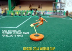 Tái hiện khoảnh khắc World Cup 2014 qua subbuteo