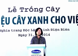 Trồng cây xanh tại Đồi Độc Lập Điện Biên Phủ