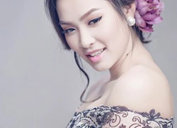 Vương Thu Phương diện váy cưới xinh như búp bê