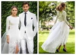 Xuýt xoa váy cưới "độc" của Olivia Palermo