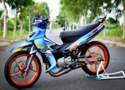 Yamaha Z độ hiệu ứng gân hoa hồng của biker Sóc Trăng