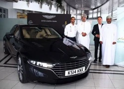 "Ảnh sống" đầu tiên của xe siêu sang Aston Martin Lagonda