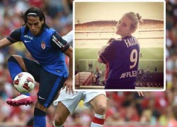 Bà xã Falcao "thưởng nóng" sau khi "Mãnh hổ" ghi bàn