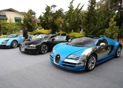 Cận cảnh loạt 6 siêu xe Bugatti Veyron huyền thoại