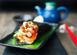 [Chế biến] - Sushi hình ốc quế