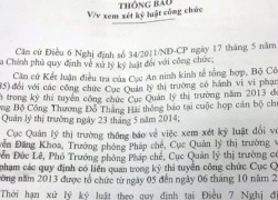 Công an làm rõ gian lận thi cử tại Cục Quản lý thị trường