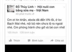 Cục An ninh điều tra đối tượng tung tin dịch Ebola xuất hiện tại Hà Nội