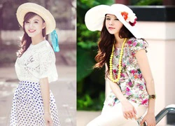 Cùng phái đẹp chọn mũ xinh cho ngày thu đầy nắng