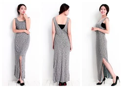 Đầm maxi Sebox V-neck