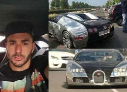 Danh thủ Karim Benzema lái siêu xe Bugatti Veyron đến sân tập