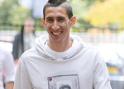 Di Maria tươi rói khám phá Manchester