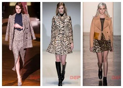 Đón Thu với họa tiết da báo tràn ngập sàn catwalk