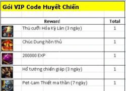 GameK gửi tặng độc giả 1000 Gift Code Huyết Chiến