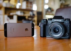 iPhone 5S đọ sức mạnh với máy ảnh mirrorless của Fujifilm