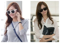 Jessica xinh xắn, Yoona gầy nhom xuất hiện tại sân bay