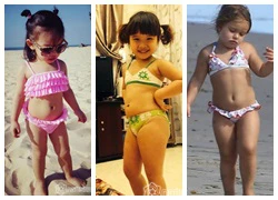 Khi sao nhí Việt đọ dáng bikini cực yêu với Harper