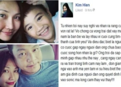 Kim Hiền ca ngợi tình cảm của chồng dành cho con trai mình