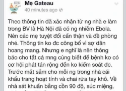 Lộ diện kẻ tung tin có Ebola ở viện Bạch Mai