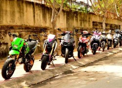 Loạt xế độ độc đáo của biker Sài thành hội tụ