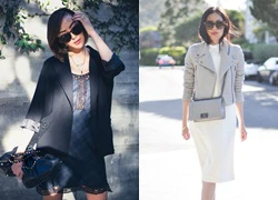 Mặc áo khoác với váy hè thanh lịch như fashionista châu Á