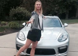 Maria Sharapova: Không thể "nhẹ chân ga" khi lái Panamera Turbo