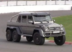 Mercedes-Benz G63 AMG 6x6 đua với 458 Italia và Aventador