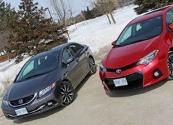 Nên bỏ tiền mua Honda Civic 2014 hay Toyota Corolla 2014?