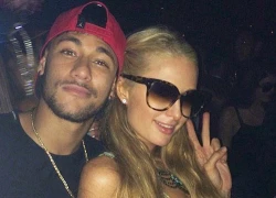 Neymar 'tí tởn' với Paris Hilton