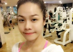 Nhật Kim Anh xinh tươi trong phòng gym