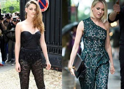 Sao Hollywood gợi cảm với jumpsuit ren