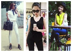 Sao Việt "đọ" street style cá tính với đồ tối màu