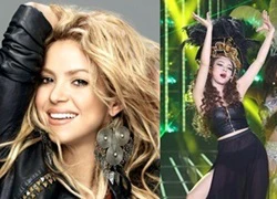 Shakira phấn khích với màn hóa trang của Vy Oanh tại &#8220;Gương mặt thân quen&#8221;