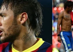 Siêu sao Neymar xăm cả đại gia đình lên người