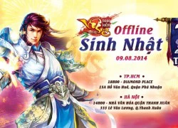 Sinh nhật 1 năm, game thủ tưng bừng offline mừng Ngạo Kiếm Vô Song