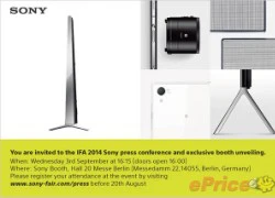 Sony sẽ ra mắt Z3 và ống kính smartphone mới tại IFA 2014