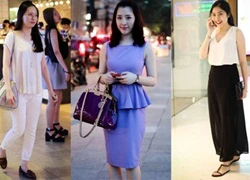 Street style dịu dàng ngày chuyển mùa của phái đẹp Hà Thành