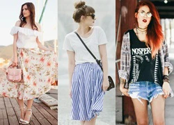 Street style ngập tràn họa tiết ngọt ngào của các bạn trẻ thế giới