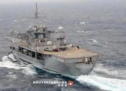 Tàu chỉ huy đổ bộ USS Blue Ridge Mỹ đến thăm, diễn tập ở Trung Quốc