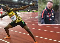 "Tia chớp đen" Usain Bolt dọa gọi điện chấn chỉnh Van Gaal