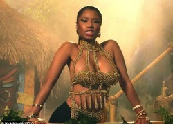 Vũ công của Nicki Minaj bị trăn dài gần 2m cắn