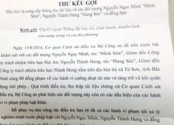 Vụ Minh 'Sâm': Bộ Công an kêu gọi đầu thú, cung cấp tin