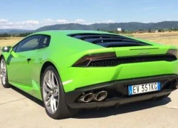 Xem siêu xe Lamborghini Huracan đạt vận tốc 340 km/h