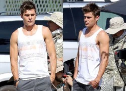 Zac Efron khoe cơ bắp gợi cảm sau khi chia tay mỹ nhân lưỡng giới