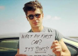 Zac Efron tặng xe hơi cho fan