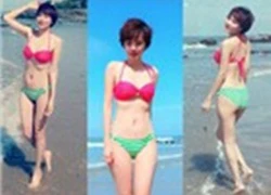 Dương Yến Ngọc tự tin diện bikini khoe eo thon dáng chuẩn