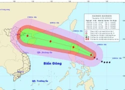 Bão Kalmaegi có khả năng di chuyển rất nhanh khi vào Biển Đông