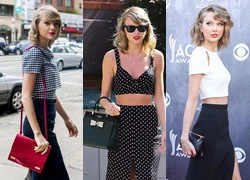 Bộ sưu tập túi xách rẻ hơn sao Việt của Taylor Swift