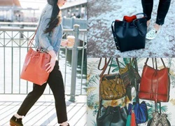 Bucket bag &#8211; Chiếc túi cần thiết cho street style Thu/Đông 2014