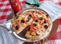 Cách nướng pizza bằng chảo siêu ngon